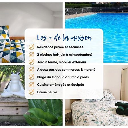 Charmante Maison De Vacances, 4P, Piscines, Proche Gohaud Saint-Michel-Chef-Chef Esterno foto