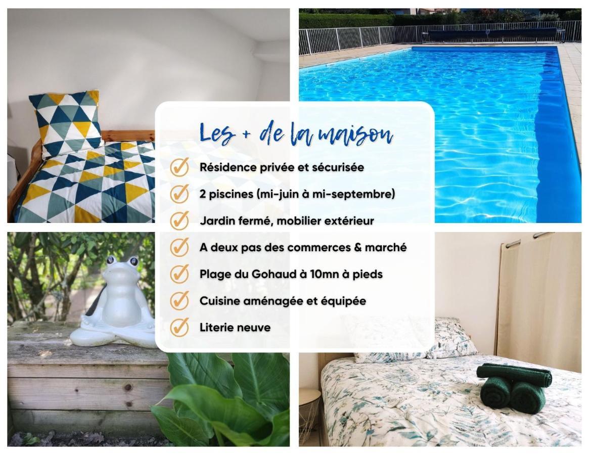 Charmante Maison De Vacances, 4P, Piscines, Proche Gohaud Saint-Michel-Chef-Chef Esterno foto